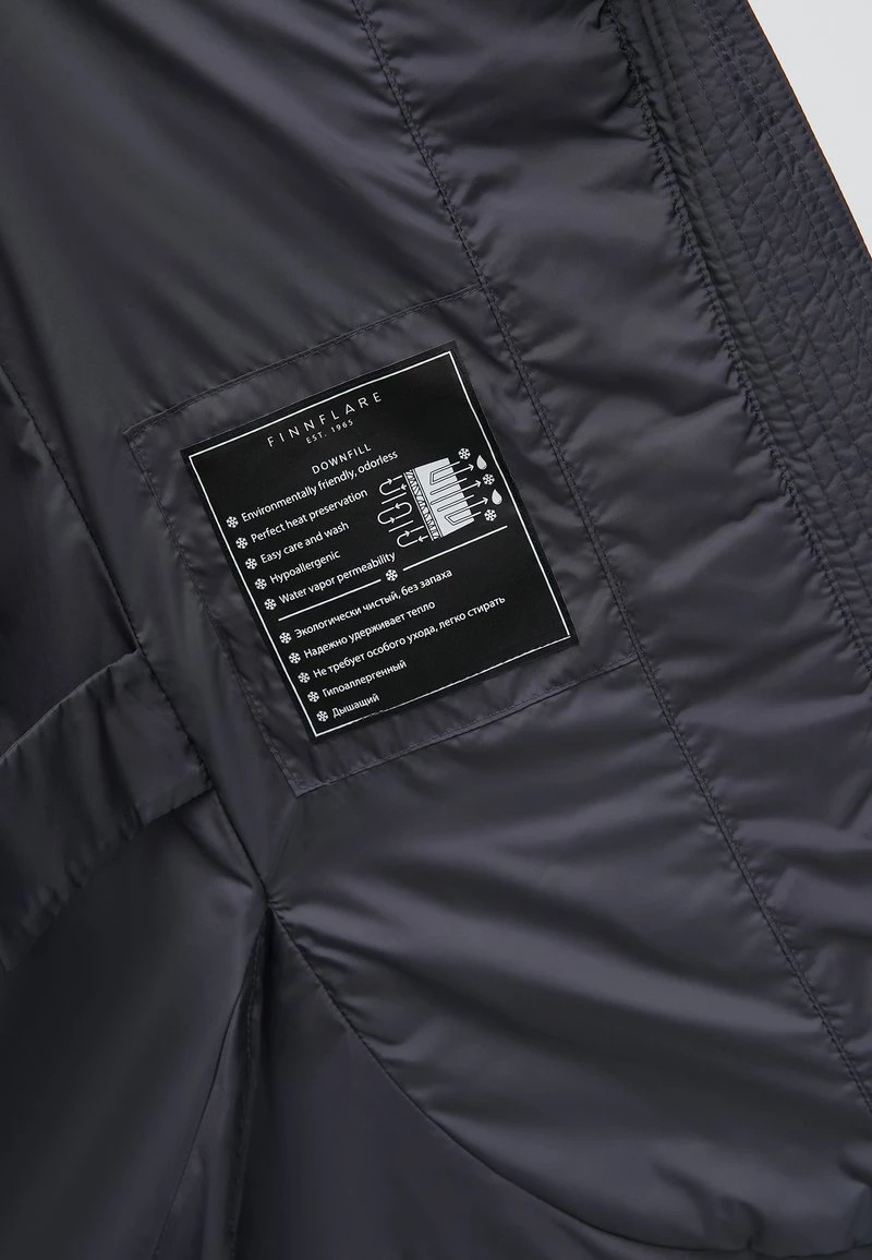 Finn Flare Damen Wintermantel - Dark Grey 9 Finn Flare Damen Wintermantel - Dark Grey – Bild 7