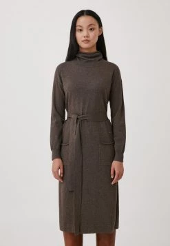 Finn Flare Damen Strickkleid - Brown