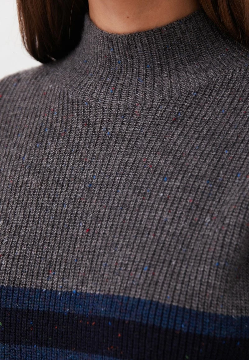 Finn Flare Damen Strickpullover - Dark Blue 6 Finn Flare Damen Strickpullover - Dark Blue – Bild 4