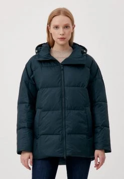 Finn Flare Damen Wintermantel - Dark Green