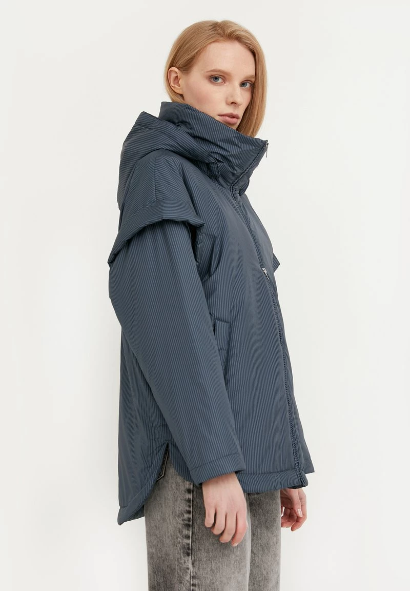 Finn Flare Damen Winterjacke - Dark Blue 6 Finn Flare Damen Winterjacke - Dark Blue – Bild 4