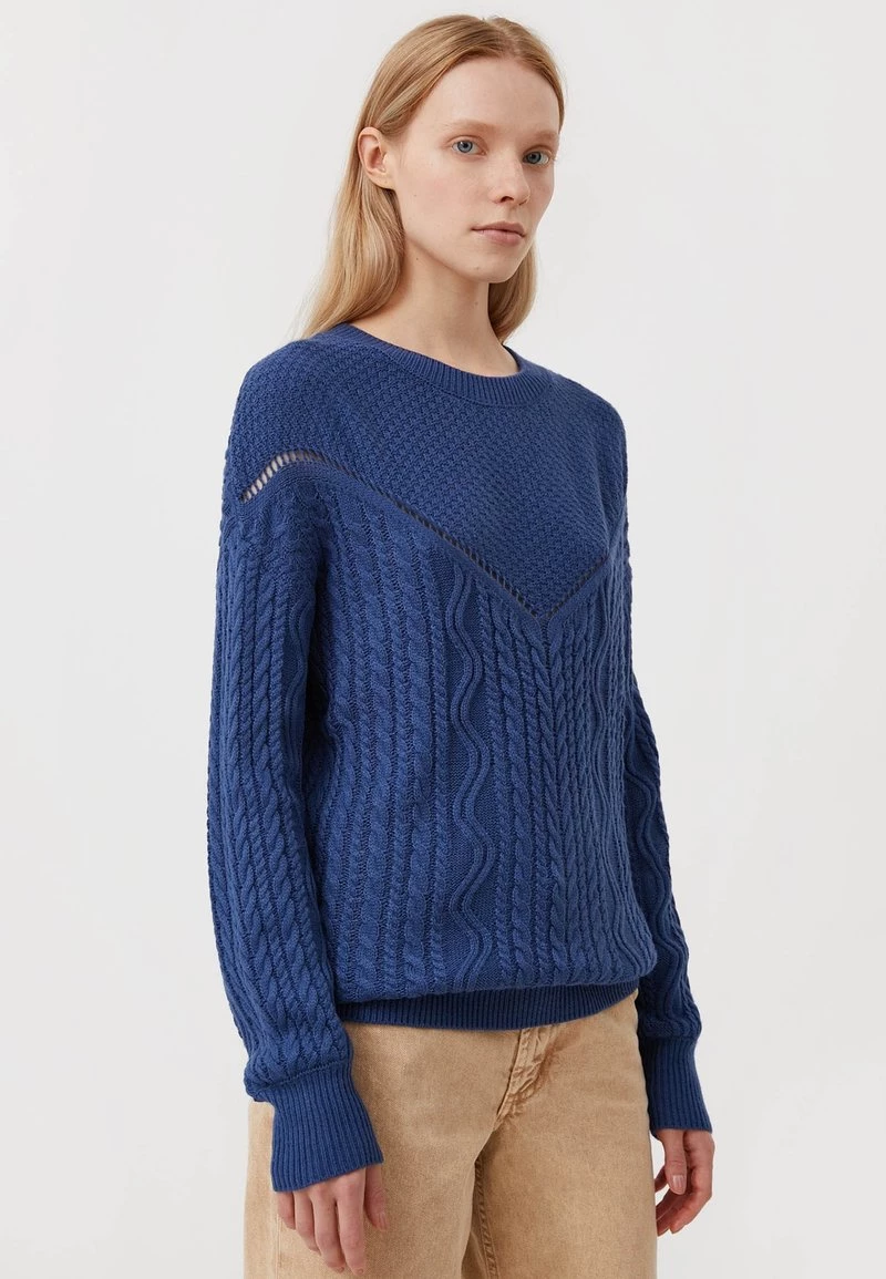 Finn Flare Damen Strickpullover - Dark Blue 6 Finn Flare Damen Strickpullover - Dark Blue – Bild 4