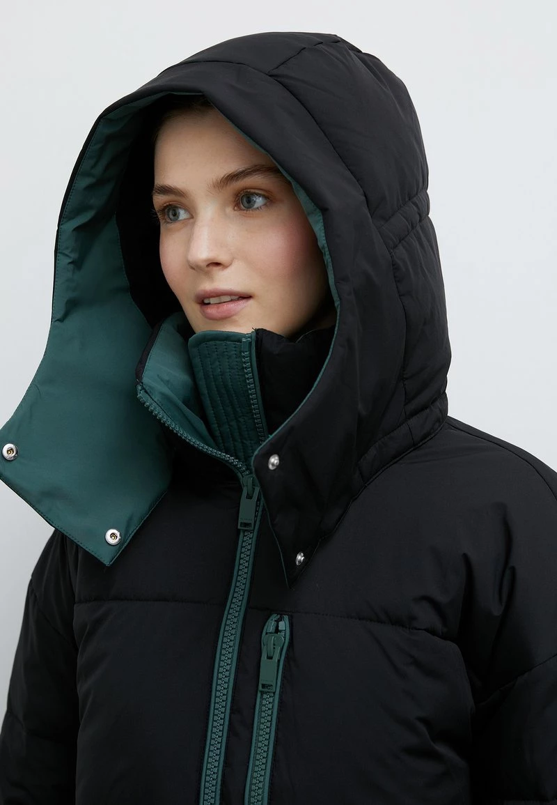 Finn Flare Damen Winterjacke - Dark Green 6 Finn Flare Damen Winterjacke - Dark Green – Bild 4