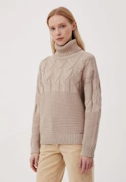 Finn Flare Damen Strickpullover - Beige