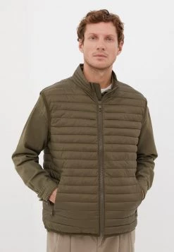 Finn Flare Herren Weste - Dark Green