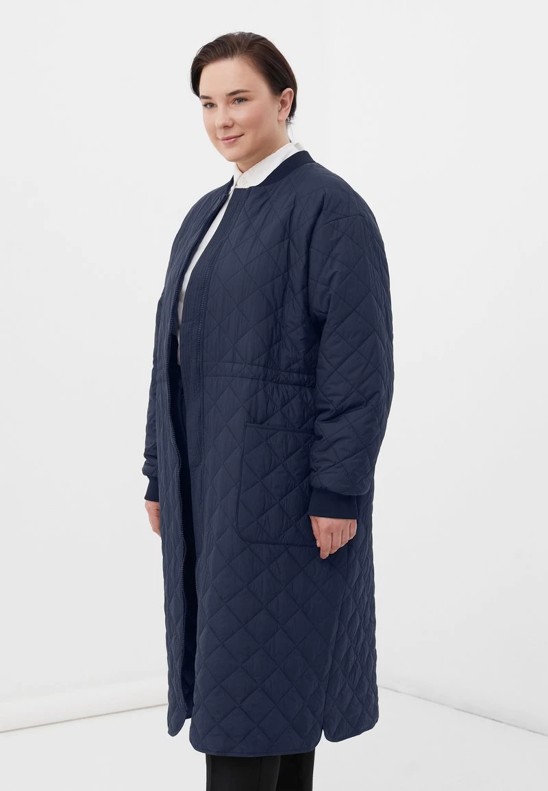 Finn Flare Damen Wintermantel - Dark Blue 6 Finn Flare Damen Wintermantel - Dark Blue – Bild 4