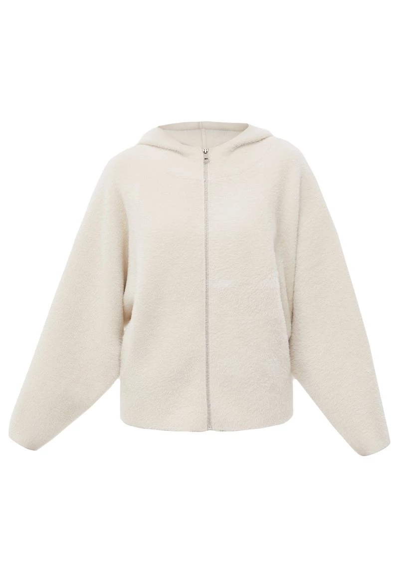 Finn Flare Damen Fleecejacke - Beige 8 Finn Flare Damen Fleecejacke - Beige – Bild 6