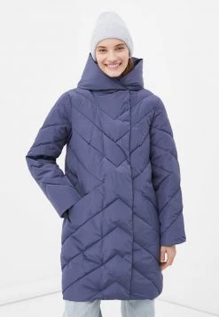 Finn Flare Damen Wintermantel - Dark Blue