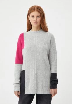 Finn Flare Damen Strickpullover - Light Grey