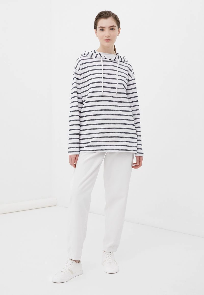 Finn Flare Damen Kapuzenpullover - White 4 Finn Flare Damen Kapuzenpullover - White – Bild 2