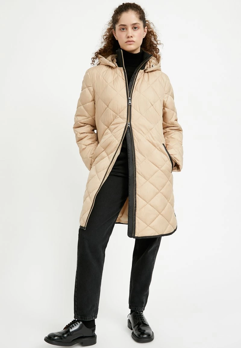 Finn Flare Damen Wintermantel - Beige 4 Finn Flare Damen Wintermantel - Beige – Bild 2