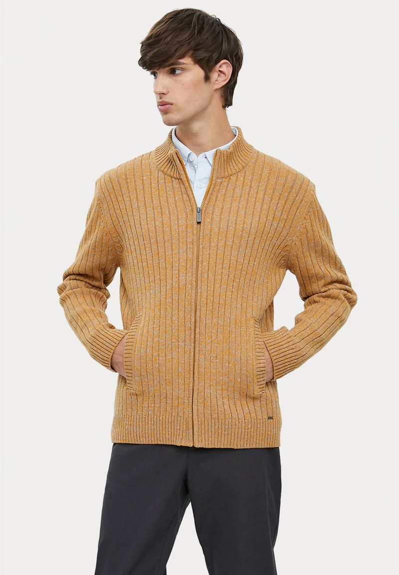 Finn Flare Herren Strickjacke - Sienna 3 Finn Flare Herren Strickjacke - Sienna