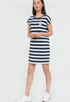 Finn Flare MIT STREIFENDESIGN - Freizeitkleid - Cosmic Blue | Damen 8 Finn Flare MIT STREIFENDESIGN - Freizeitkleid - Cosmic Blue | Damen -Finn Flare Verkaufsladen 876d2cb06a56458d8b11241a8be0b3e6