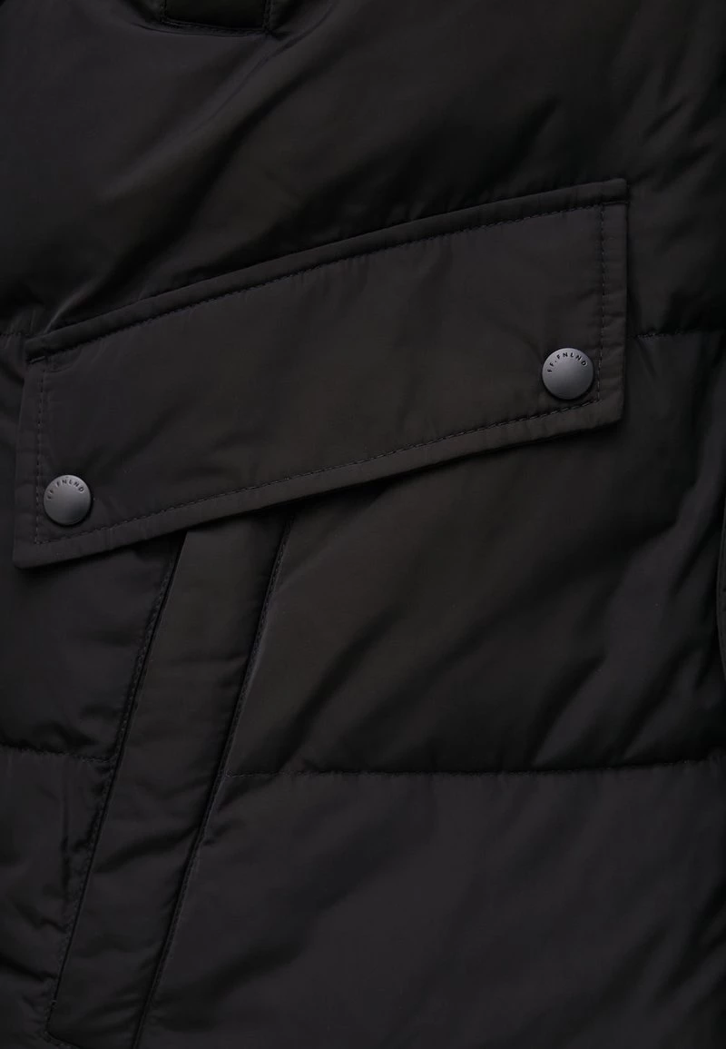 Finn Flare Wintermantel - Black | Herren 9 Finn Flare Wintermantel - Black | Herren – Bild 7