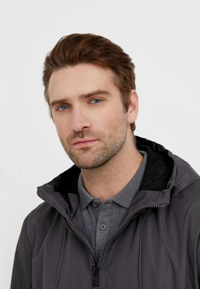 Finn Flare Herren Windbreaker - Dark Grey 7 Finn Flare Herren Windbreaker - Dark Grey – Bild 5