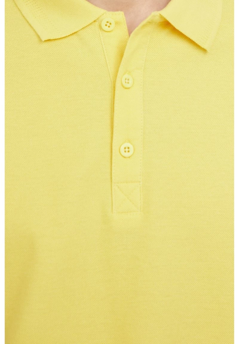 Finn Flare Herren Poloshirt - Yellow 8 Finn Flare Herren Poloshirt - Yellow – Bild 6