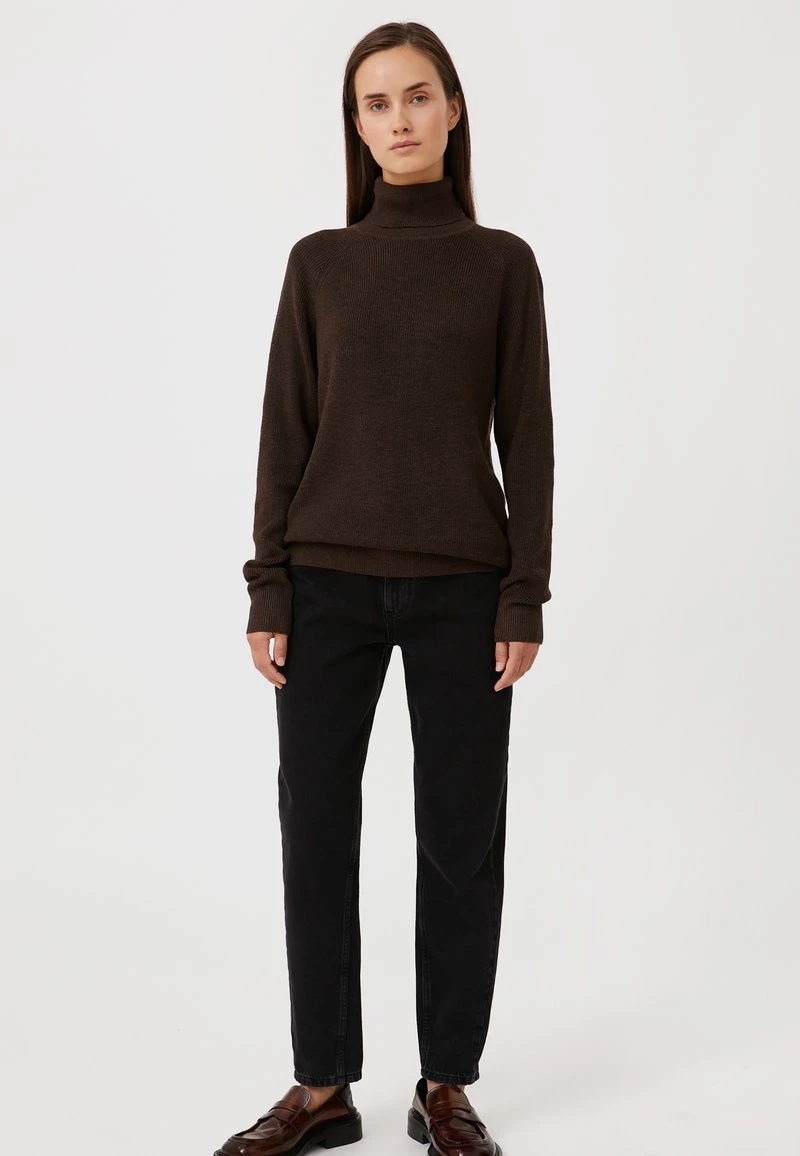 Finn Flare Damen Strickpullover - Brown 4 Finn Flare Damen Strickpullover - Brown – Bild 2