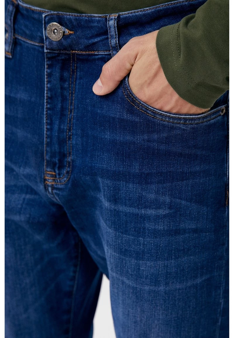 Finn Flare Jeans Straight Leg - Blue | Herren 6 Finn Flare Jeans Straight Leg - Blue | Herren – Bild 4