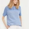 Finn Flare Damen T-Shirt Print - Light Blue -Finn Flare Verkaufsladen 88a26a83db20448aa12d495aef6b5bb9