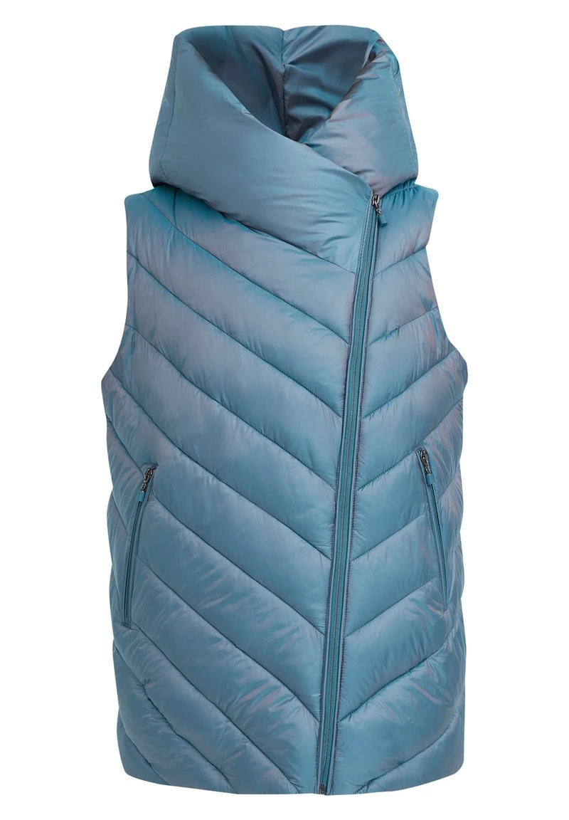 Finn Flare Damen STEPPWESTE - Weste - Blue 7 Finn Flare Damen STEPPWESTE - Weste - Blue – Bild 5