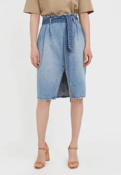 Finn Flare Damen Jeansrock - Light Blue