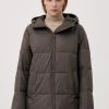 Finn Flare Damen Wintermantel - Dark Brown -Finn Flare Verkaufsladen 898de4c7875f46f59438858568e91e95