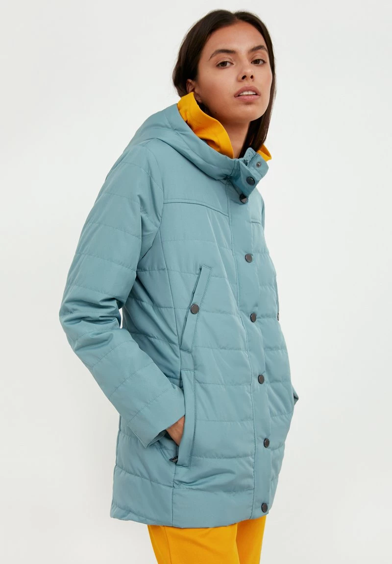Finn Flare Damen Parka - Dark Turquois 7 Finn Flare Damen Parka - Dark Turquois – Bild 5