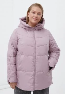 Finn Flare Damen Wintermantel - Grey-pink