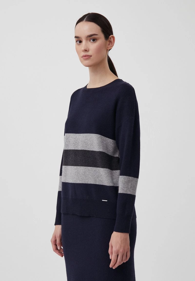 Finn Flare Damen Strickpullover - Dark Blue 6 Finn Flare Damen Strickpullover - Dark Blue – Bild 4