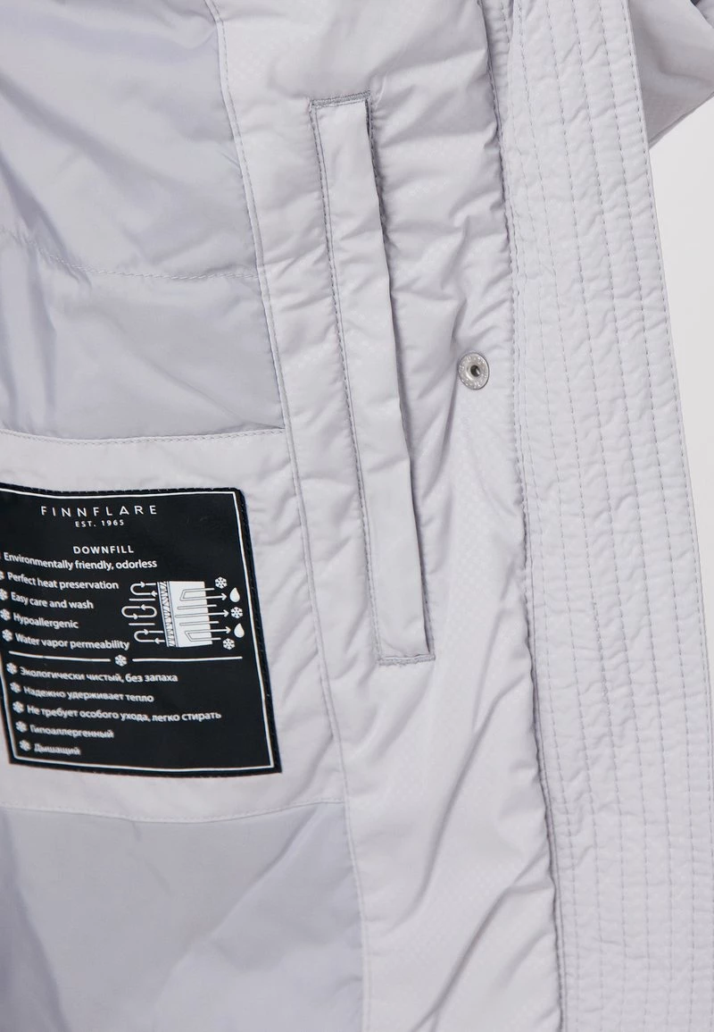 Finn Flare Damen Übergangsjacke - Light Grey 8 Finn Flare Damen Übergangsjacke - Light Grey – Bild 6