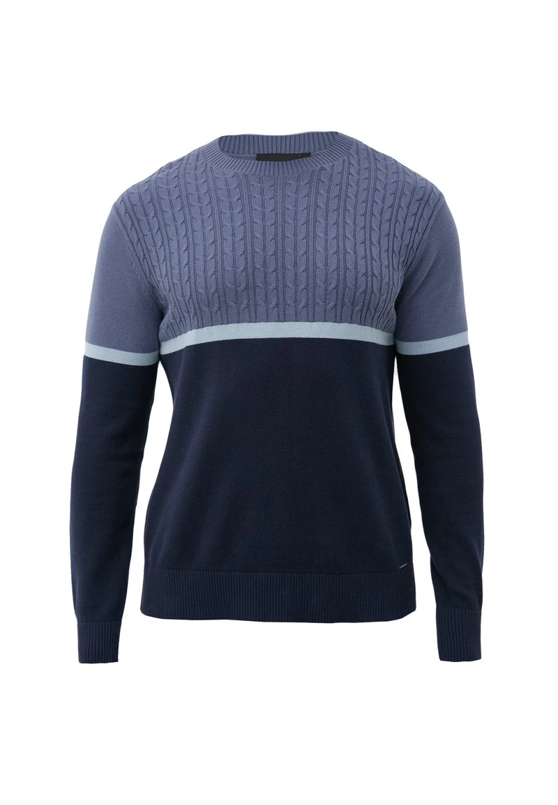 Finn Flare Herren Strickpullover - Dark Blue 8 Finn Flare Herren Strickpullover - Dark Blue – Bild 6