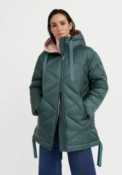 Finn Flare Wintermantel - Dark Green | Damen