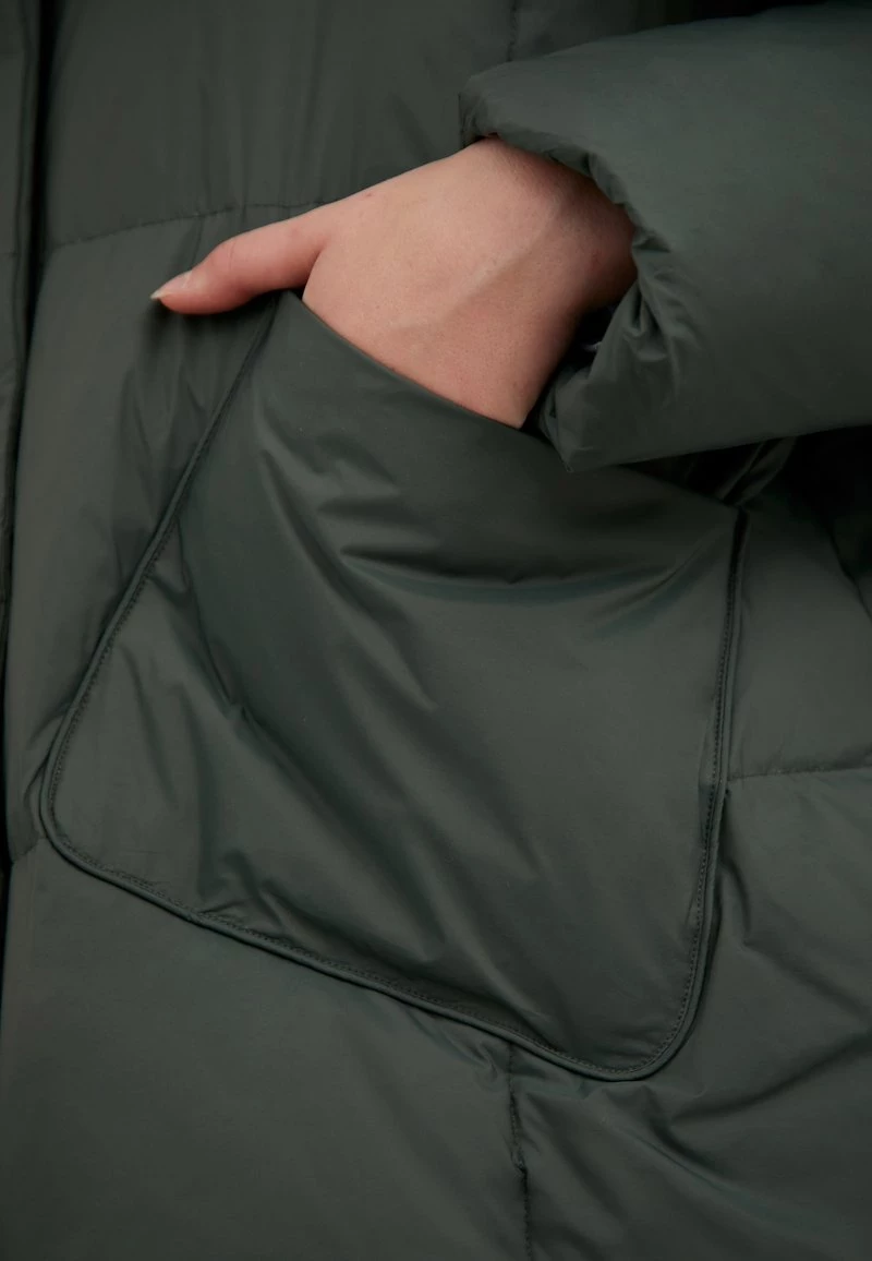 Finn Flare Damen Daunenmantel - Dark Green 9 Finn Flare Damen Daunenmantel - Dark Green – Bild 7