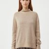 Finn Flare Damen LANGARM - Strickpullover - Light Brown -Finn Flare Verkaufsladen 8c45a8b6ae2b4c63955000d25074ef5c