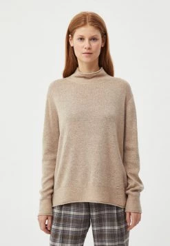 Finn Flare Damen LANGARM - Strickpullover - Light Brown