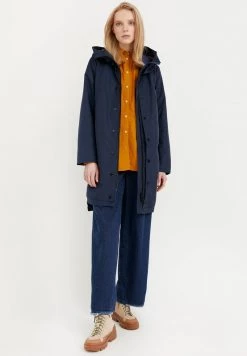 Finn Flare Damen Kurzmantel - Dark Blue