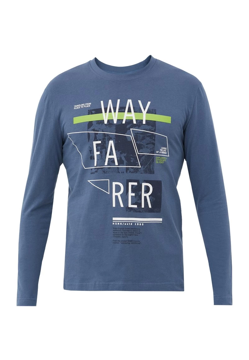 Finn Flare Herren Langarmshirt - Grey 6 Finn Flare Herren Langarmshirt - Grey – Bild 4