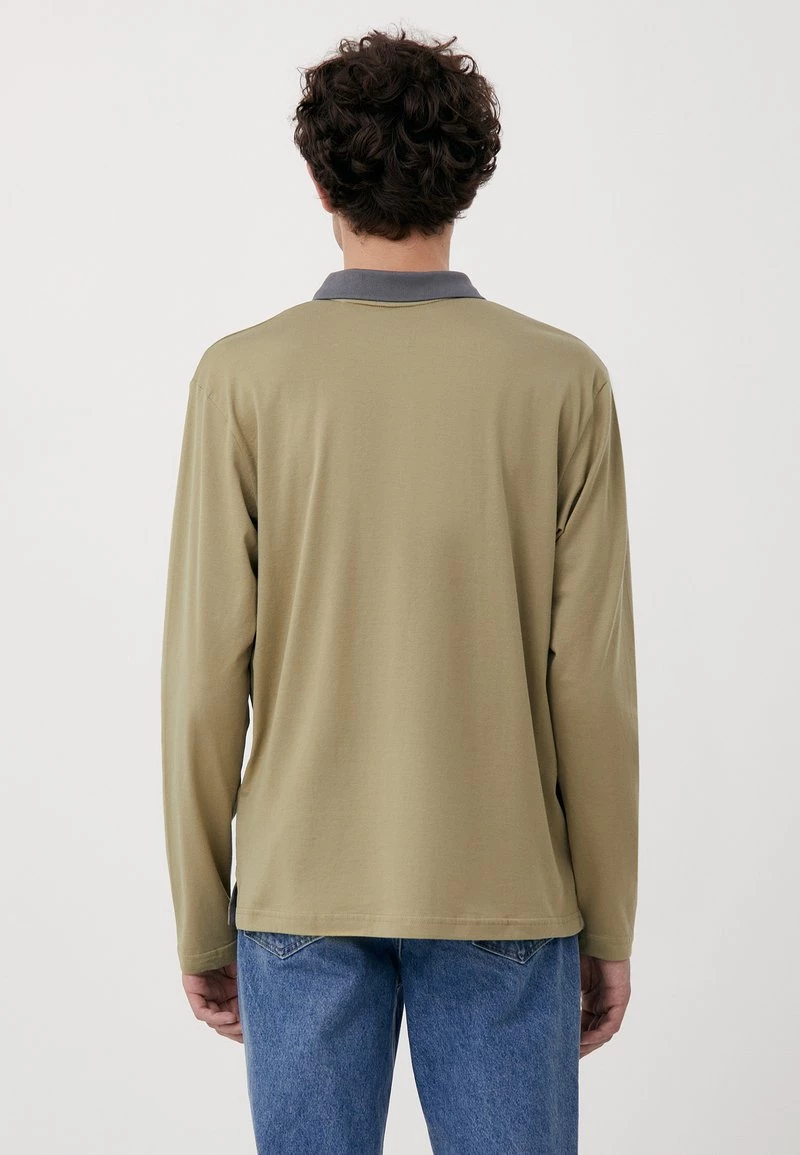 Finn Flare Herren Poloshirt - Olive-green 5 Finn Flare Herren Poloshirt - Olive-green – Bild 3