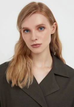 Finn Flare Damen Blusenkleid - Dark Green -Finn Flare Verkaufsladen 8d86a438c3ae4a0eac30df77f0fe7eca