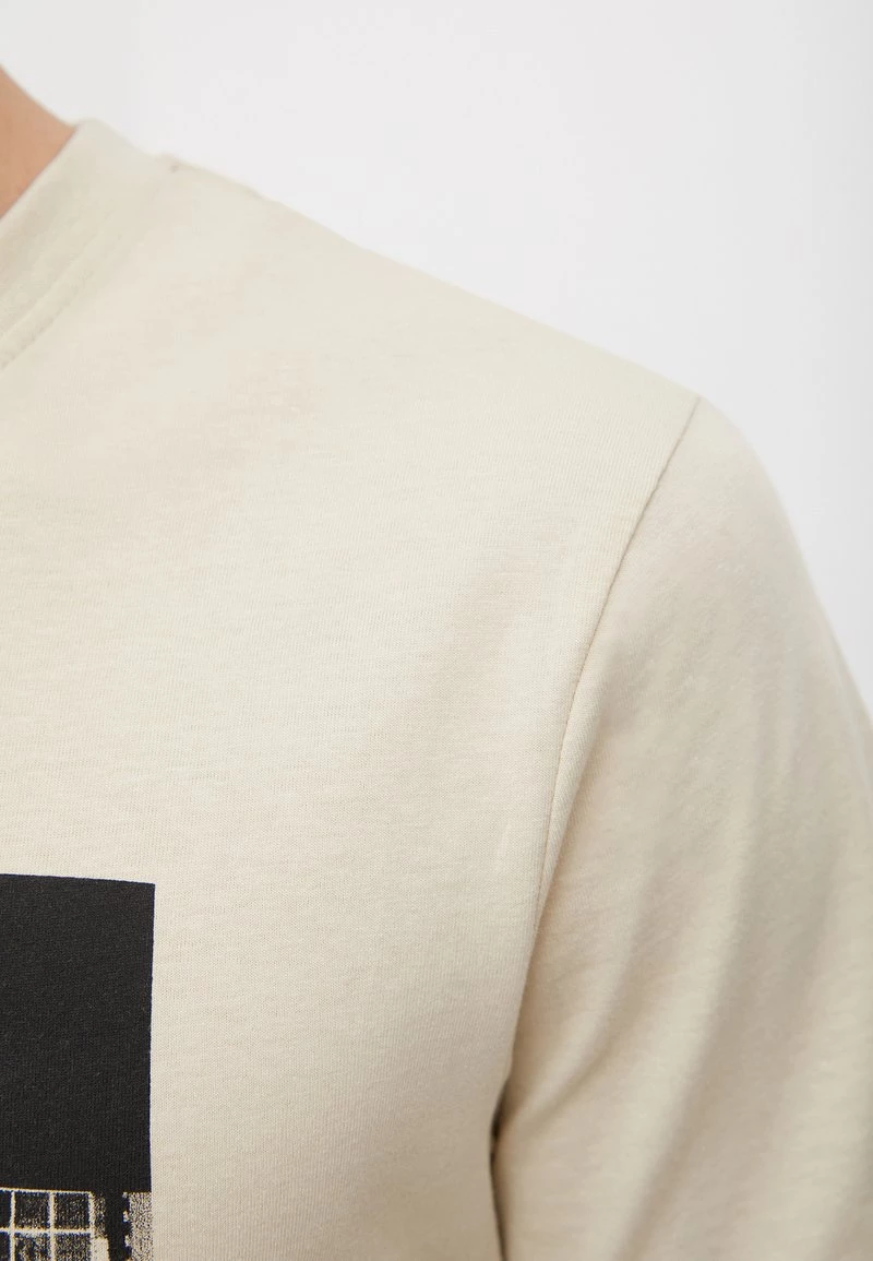 Finn Flare Herren T-Shirt Print - Grey-beige 5 Finn Flare Herren T-Shirt Print - Grey-beige – Bild 3