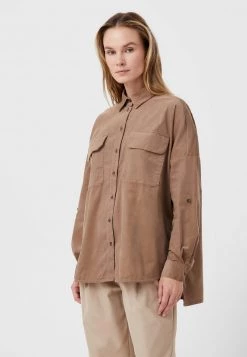 Finn Flare Damen LANGARM - Hemdbluse - Dark Beige 11 Finn Flare Damen LANGARM - Hemdbluse - Dark Beige -Finn Flare Verkaufsladen 8e607aa5914447e6a222593d56f5905a