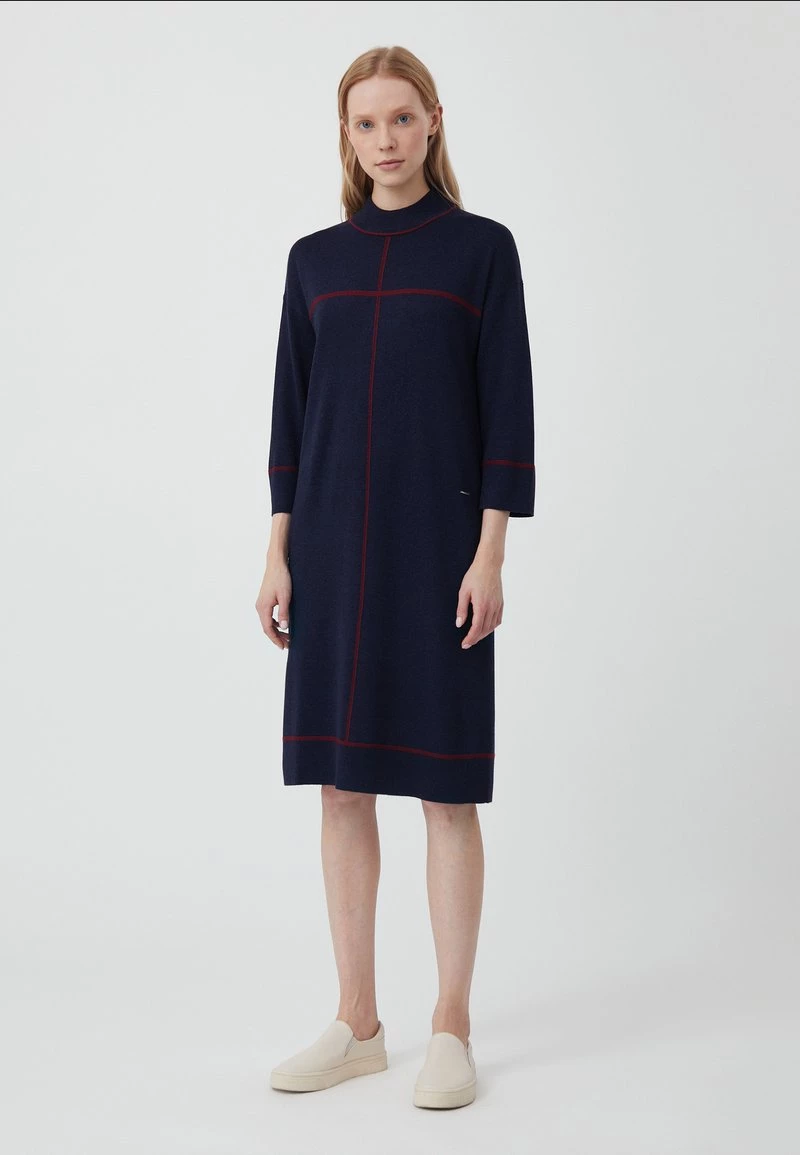 Finn Flare Damen Strickkleid - Dark Blue 4 Finn Flare Damen Strickkleid - Dark Blue – Bild 2