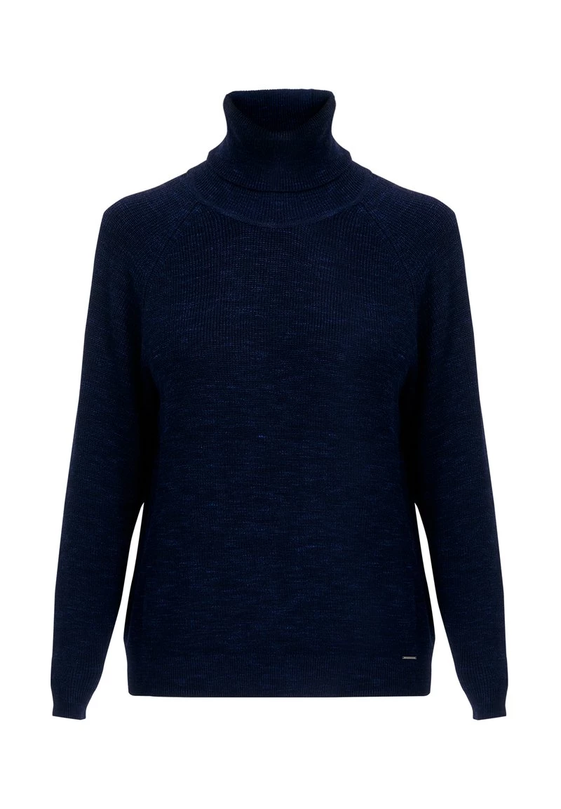 Finn Flare Damen Strickpullover - Dark Blue 8 Finn Flare Damen Strickpullover - Dark Blue – Bild 6