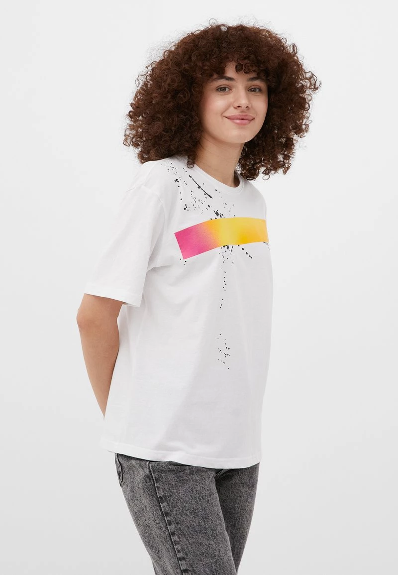 Finn Flare T-Shirt Print - White | Damen 3 Finn Flare T-Shirt Print - White | Damen