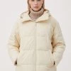 Finn Flare Damen Wintermantel - Beige -Finn Flare Verkaufsladen 909e05b1468843ff9e2fc2bb847daa22
