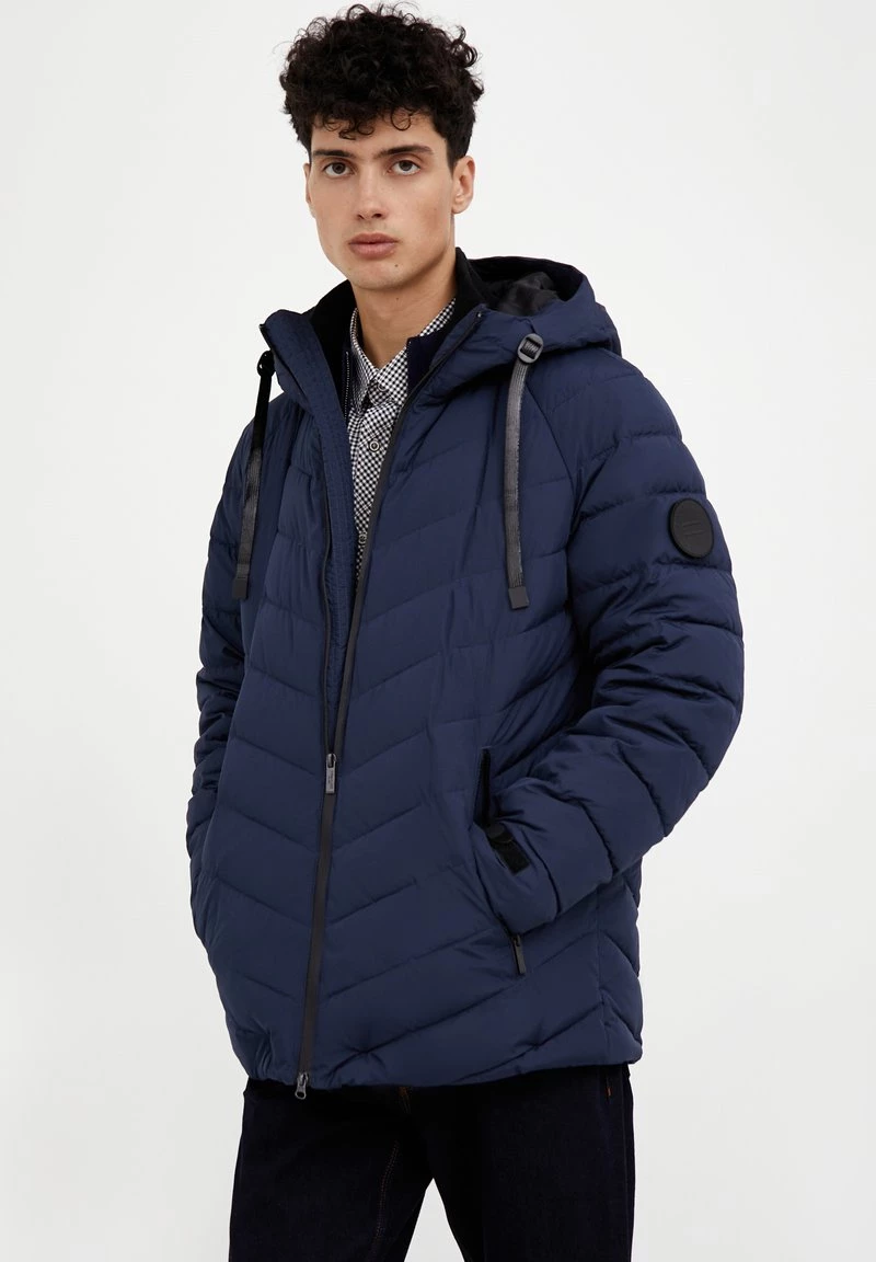 Finn Flare Herren Daunenjacke - Dark Blue 3 Finn Flare Herren Daunenjacke - Dark Blue