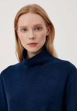 Finn Flare Damen Strickkleid - Dark Blue -Finn Flare Verkaufsladen 91aa324e813b4b24be1714b532322e19