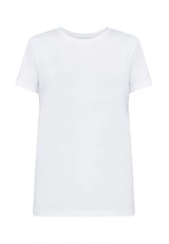Finn Flare Damen T-Shirt Basic - White -Finn Flare Verkaufsladen 92296709442749d8a4dec9b1a98f2f44