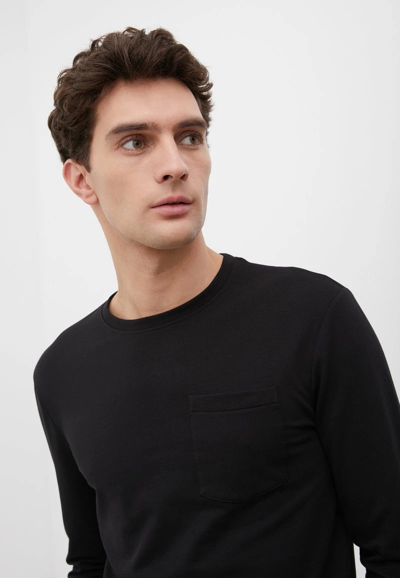 Finn Flare Herren Langarmshirt - Black 5 Finn Flare Herren Langarmshirt - Black – Bild 3