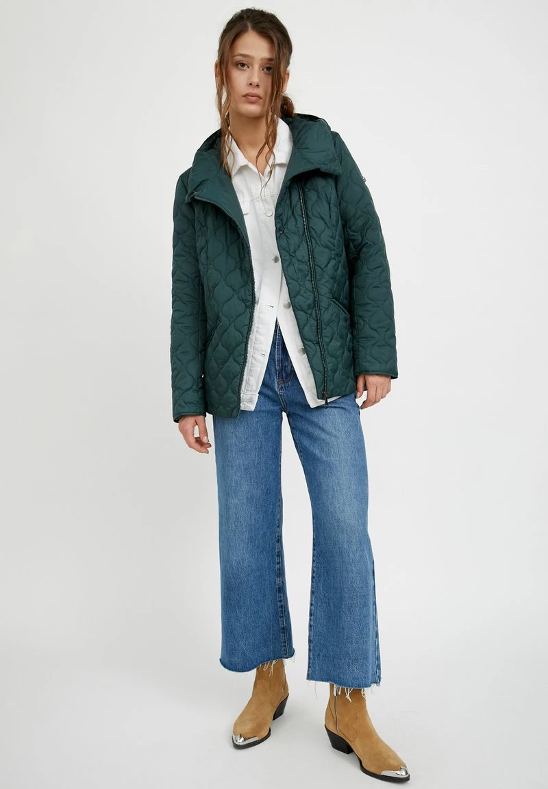 Finn Flare Damen Winterjacke - Dark Green 4 Finn Flare Damen Winterjacke - Dark Green – Bild 2